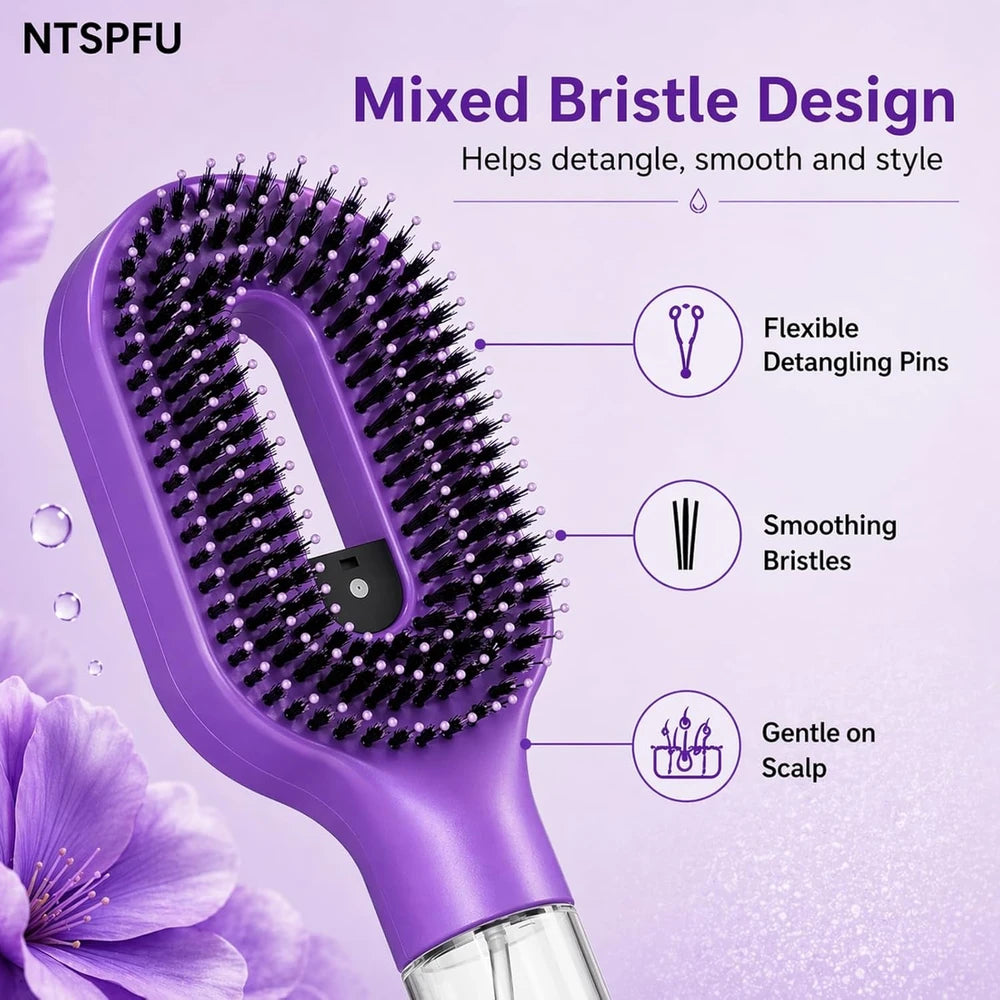 Misting Detangling Hair Brush